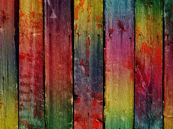 Mur en bois coloré vintage - plus simple — Photo