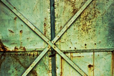 Vintage rusty industrial background clipart