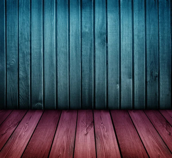 Colorful vintage wooden room wooden room — Stock Photo, Image