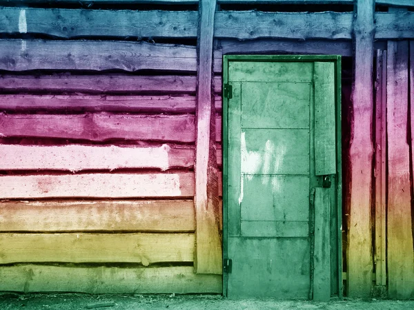Oliivi vintage puinen ovi — kuvapankkivalokuva