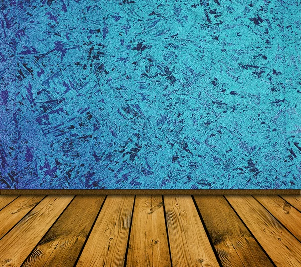 Синий винтажный интерьер — стоковое фото