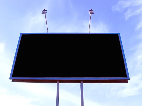 Prázdný velký billboard — Stock fotografie