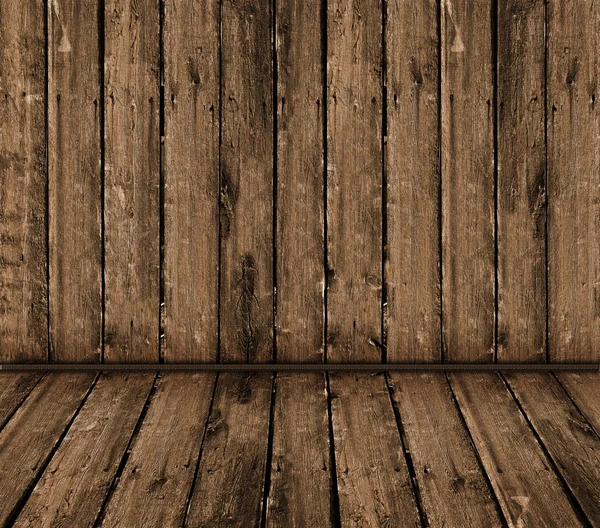 Holzinterieur aus alten Zeiten — Stockfoto