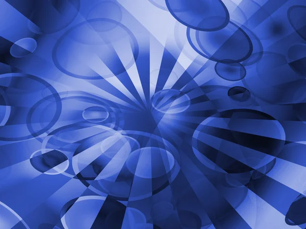 Mistura de bolhas azul — Fotografia de Stock