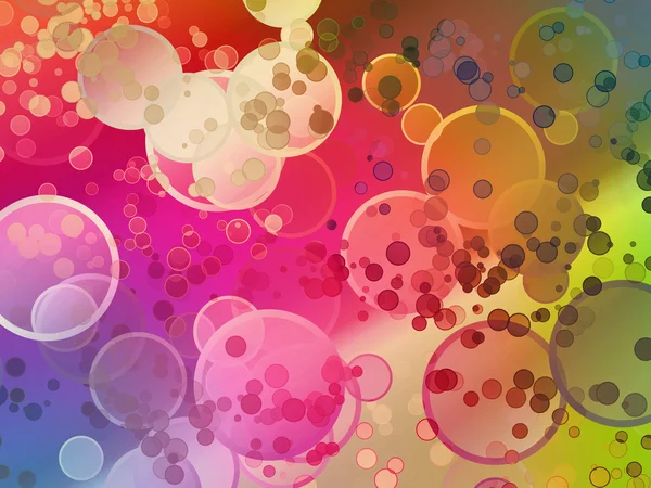 Světlé pastelové bublina mix — Stock fotografie