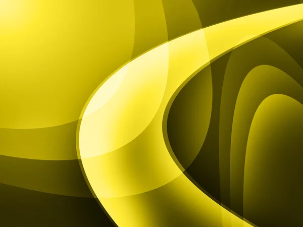 Yellow curve digital background — Stock Photo, Image