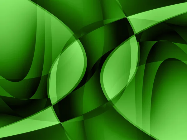 緑の曲線デジタル背景 — ストック写真