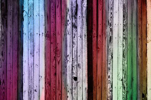 Farbige rostige Holz Hintergrund — Stockfoto
