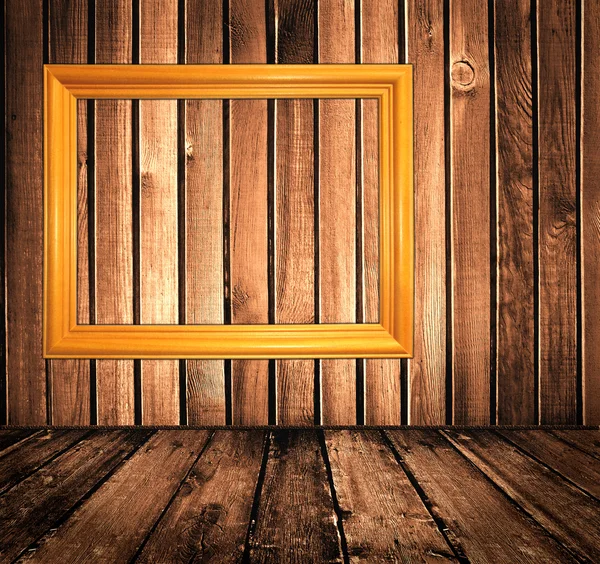 Interior de madeira vintage — Fotografia de Stock