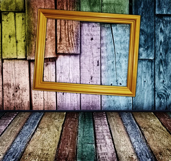 Colorato sfondo in legno vintage — Foto Stock
