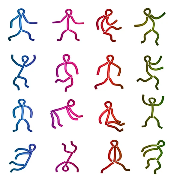 stock image Dancing human figures