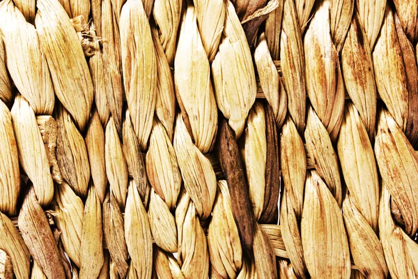 Wicker straw background — Stock Photo, Image