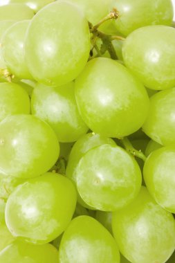 Juicy green grape background clipart