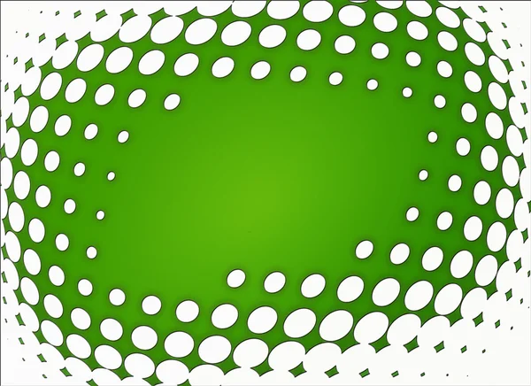 Zöld és whte pontok háttér — Stock Fotó