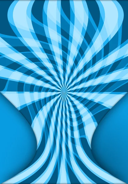 Azul girar fundo — Fotografia de Stock