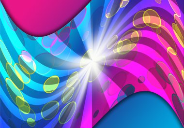 Colorful night party background clipart