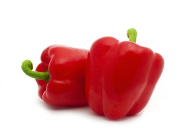 Red peppers clipart