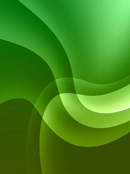 Kosmiska grön bakgrund — Stockfoto