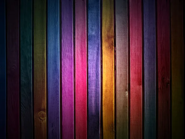 Pared de madera colorida —  Fotos de Stock