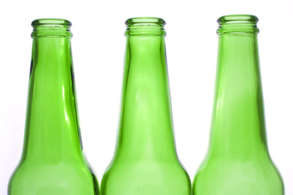Zöld palackok — Stock Fotó