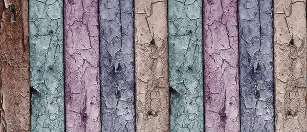 블루 빈티지 나무 벽 — 스톡 사진