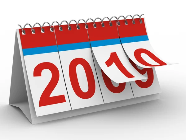 2010 ano calendário em backgroung branco . — Fotografia de Stock