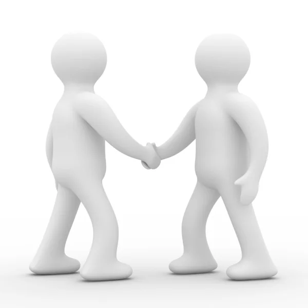 Handshake. setkání dvou podnikatelů — Stock fotografie