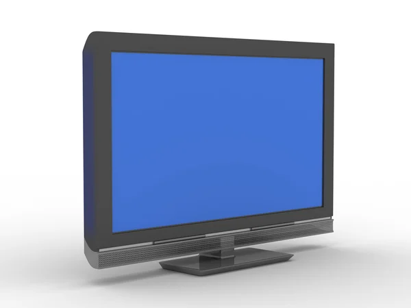 ТВ на белом фоне — стоковое фото
