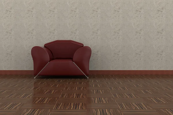 Interiér obývacího pokoje. 3D obrázek. — Stock fotografie