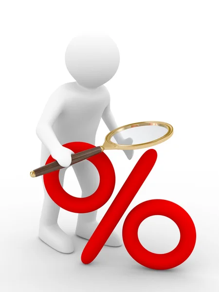 Discounts. Increase percent — Stock Photo, Image