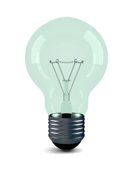 Bulb on a white background — Stock Photo, Image