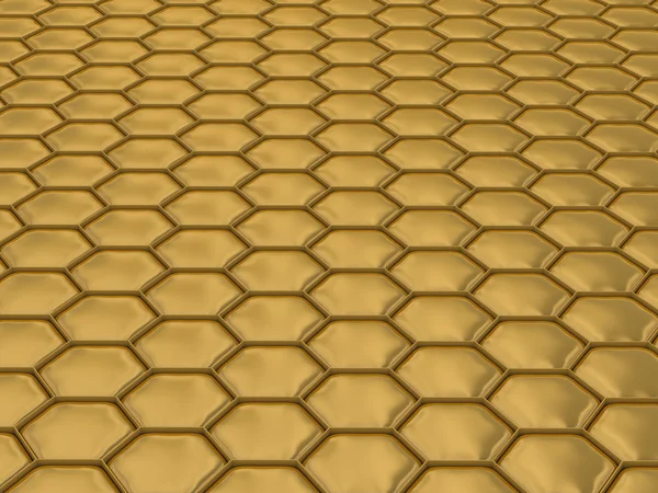 Гребенчатый мед. 3D изображение. Иллюстрации — стоковое фото