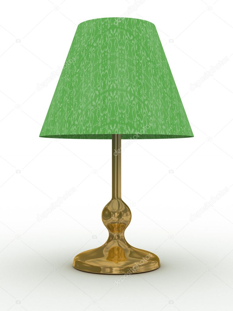 Desk lamp on a white background