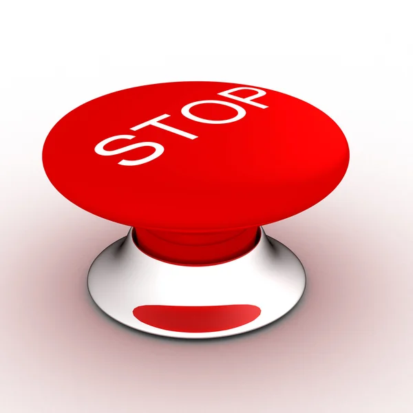 Button with an inscription the STOP — Stock Photo, Image