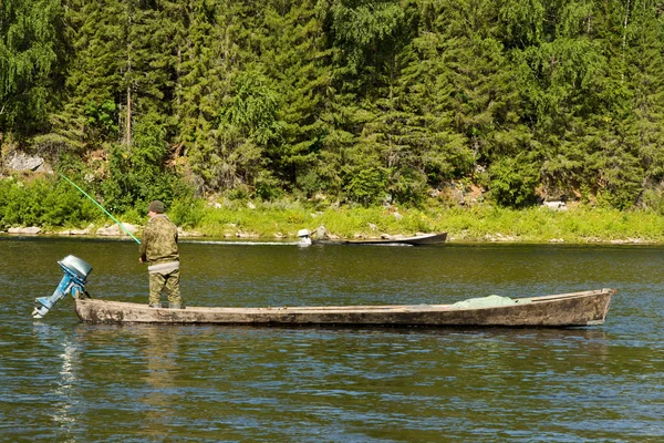 On fishing — Stock Photo, Image