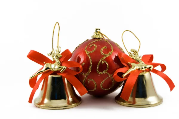 Two handbells and sphere — 图库照片