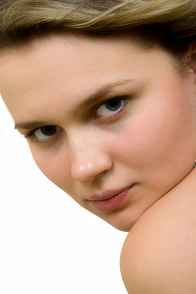 Portrait of the sexual young woman — Stock Photo, Image