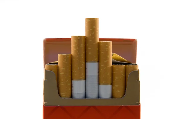 Πλήρες πακέτο των τσιγάρων — Φωτογραφία Αρχείου