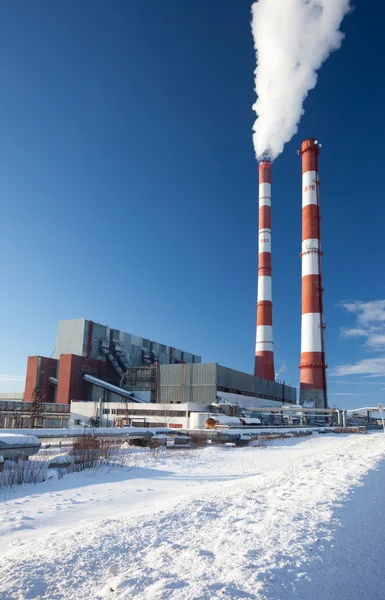Elektriciteitscentrale. industriële productie. — Stockfoto