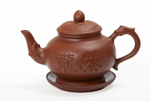 Teapot on a white background — Stock Photo, Image