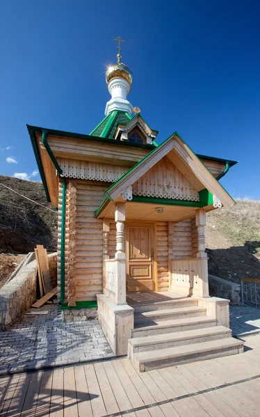 Wooden chapel. Russia. Perm — Stock Photo, Image