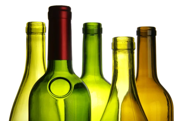 Wine bottles close-up — Stock Image Wine bottles close-up Stock Image