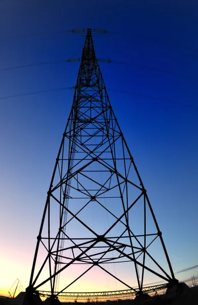 High voltage tower — Stock Photo, Image