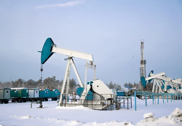 Campo de petróleo — Foto de Stock