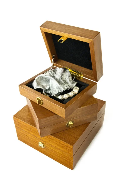 Pudełka z biżuterią — Zdjęcie stockowe