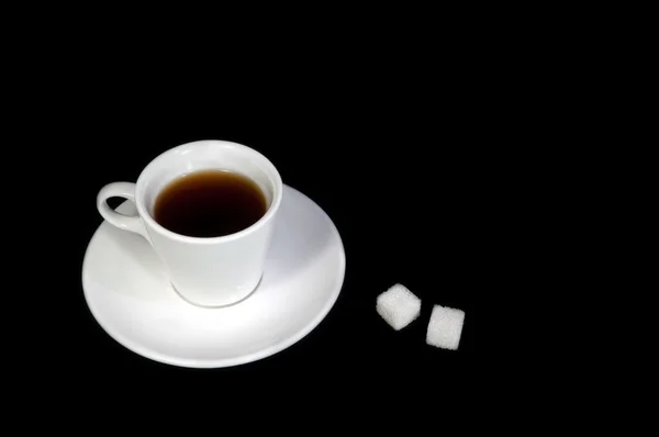 Koffie en suiker — Stockfoto