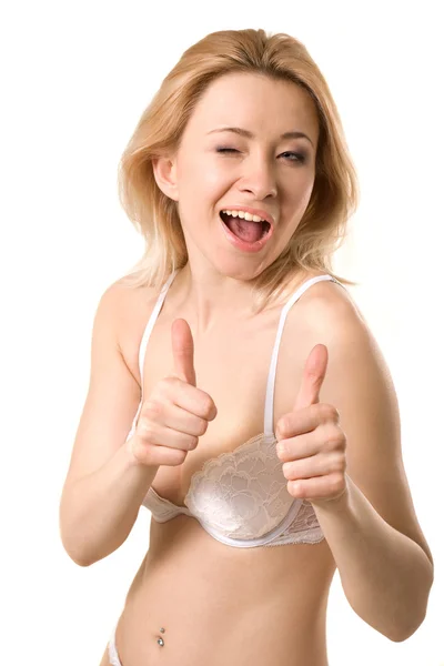 Two thumbs up — Stock Photo, Image