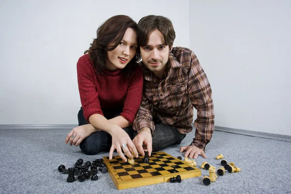 stock image Playing chess