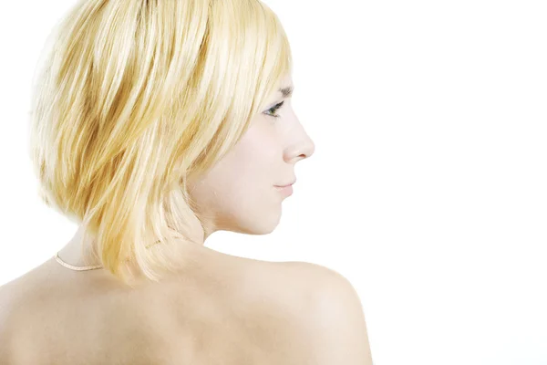 Profil blond — Zdjęcie stockowe