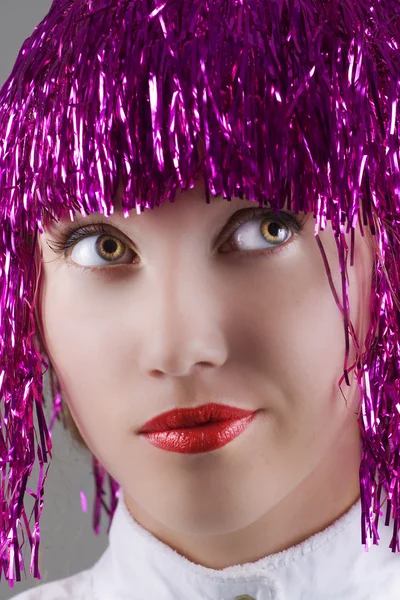Vackra karneval girl — Stockfoto